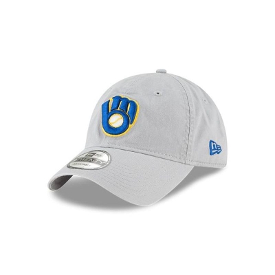 Sapca New Era Milwaukee Brewers MLB Core Classic 9TWENTY Adjustable - Gri